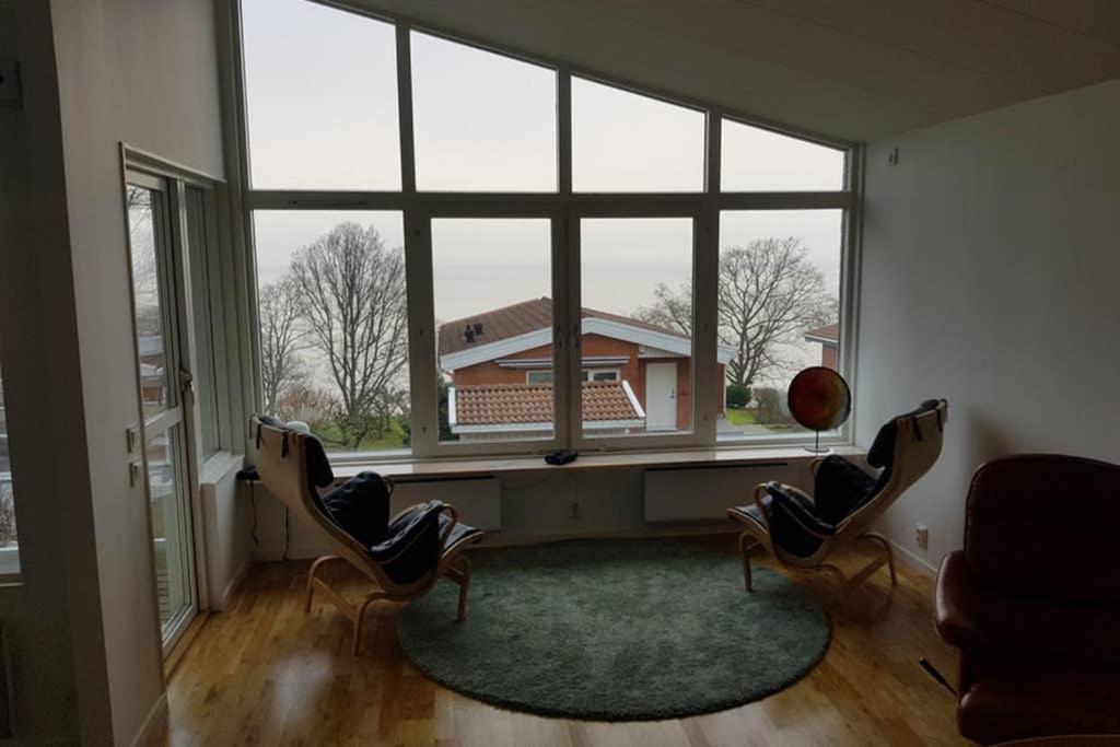 Modern Villa I Arild Med Spektakulaer Havsutsikt. Exterior foto
